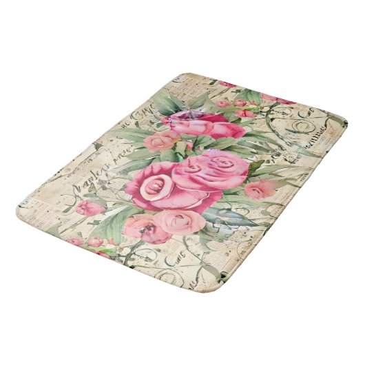 Een Franse Ephemera Design Series 26 Badmat (Gekanteld)