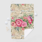 Een Franse Ephemera Design Series 26 Golfhanddoek (Insitu)