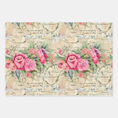 Een Franse Ephemera Design Series 26 Inpakpapier Vel (Voorkant)