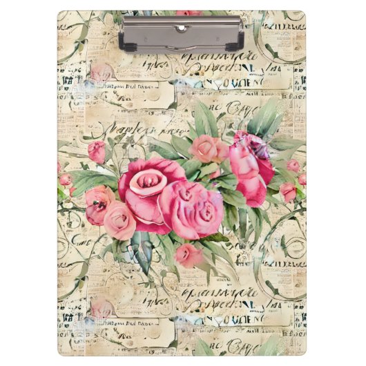 Een Franse Ephemera Design Series 26 Klembord (Voorkant)