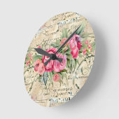 Een Franse Ephemera Design Series 26 Ronde Klok (Hoek)