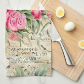 Een Franse Ephemera Design Series 26 Theedoek (Quarter Fold)
