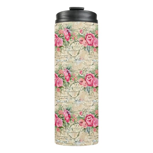 Een Franse Ephemera Design Series 26 Thermosbeker (Voorkant)