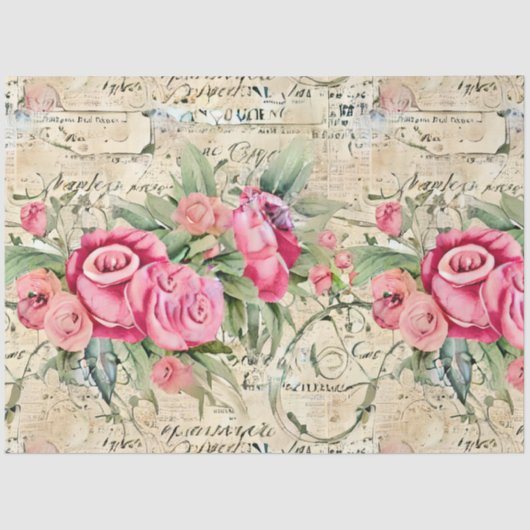 Een Franse Ephemera Design Series 26 Tissuepapier (Voorkant)