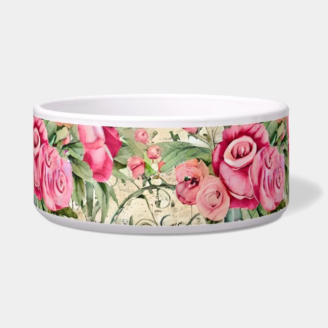 Een Franse Ephemera Design Series 26 Voerbakje (Voorkant)