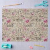 Een Franse Ephemera Design Series 4 Tissuepapier (Craft)