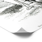 Een Franse les", cartoon uit 'Punch' Poster (Hoek)