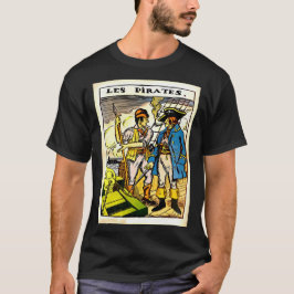 Een Franse piratenillustratie T-shirt
