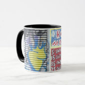 een freak neerschieten mok (Voorkant links)