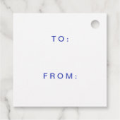 Een Freilichen Purim met de hand Bedankjes Labels (Achterkant)