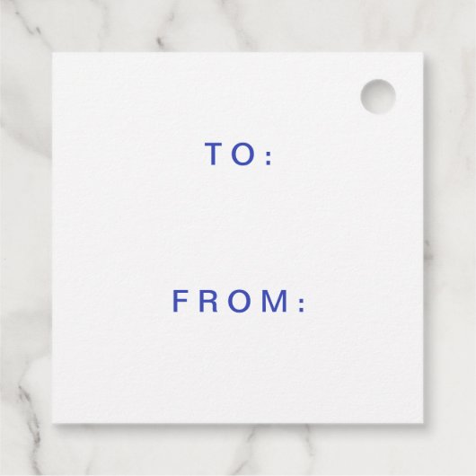 Een Freilichen Purim met de hand Bedankjes Labels (Achterkant)