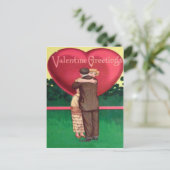 Een 'Friend Zone'-Valentijn Feestdagenkaart (Staand voorkant)