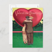 Een 'Friend Zone'-Valentijn Feestdagenkaart (Voorkant / Achterkant)