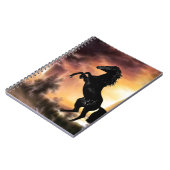 Een Friesian Stallion Hord Notitieboek (Linkerzijde)