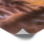 Een Friesian Stallion Hord Poster (Hoek)