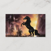 Een Friesian Stallion Hord Visitekaartje (Achterkant)