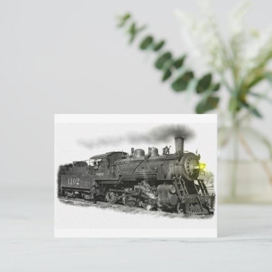 Een Frisco-stoomtrein Briefkaart (Staand voorkant)