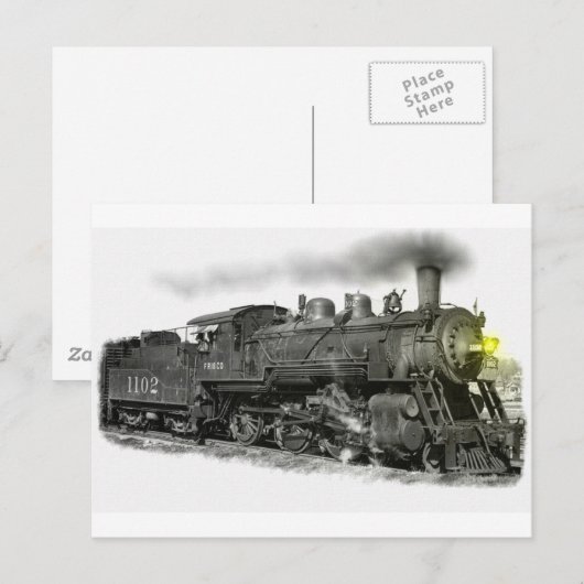 Een Frisco-stoomtrein Briefkaart (Voorkant / Achterkant)
