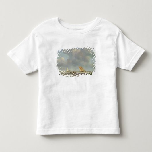 Een frisse bries op de Elbe, c.1830 Kinder Shirts (Voorkant)