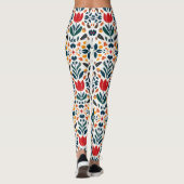 Een frisse kijk op de natuur leggings (Achterkant)
