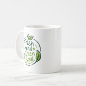 Een frisse mind cup koffiemok (Voorkant links)
