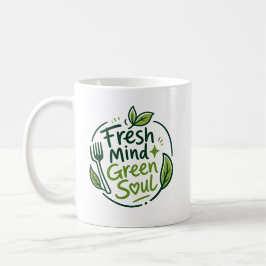 Een frisse mind cup koffiemok (Links)