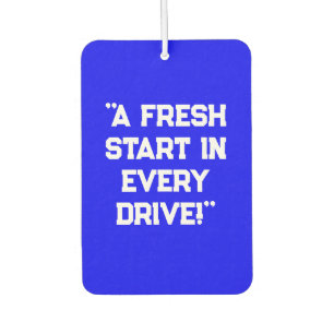 Een frisse start in elke rit! Inspirerend auto Luchtverfrisser