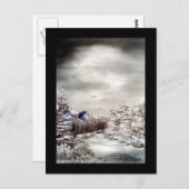 Een Frosty Night - Briefkaart (Voorkant / Achterkant)