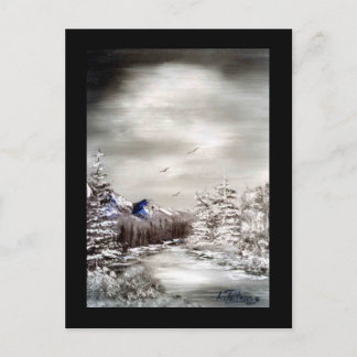 Een Frosty Night - Briefkaart