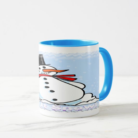 Een Frosty Snowman Mok (Voorkant rechts)