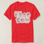 Een fruitvlieg voor elke dag van de week t-shirt (Design voorkant)