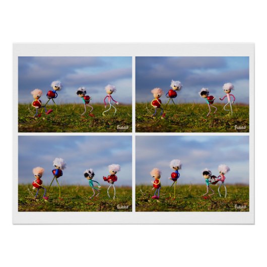 Een fubby Stripverhaal over de liefde. Perfect Poster (Voorkant)