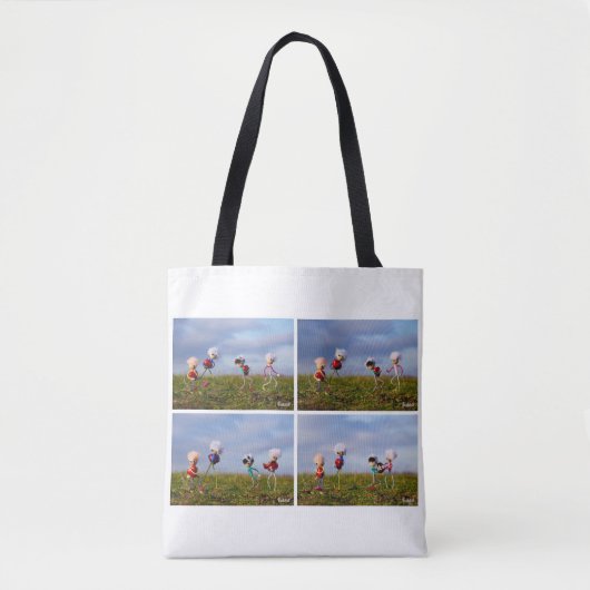 Een fubby Stripverhaal over de liefde. Tote Bag (Voorkant)