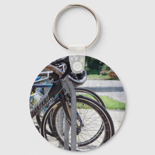 Een Full Bike-rack Sleutelhanger (Voorkant)