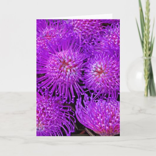 Een Fun Funky Flower Card Kaart (Voorkant)