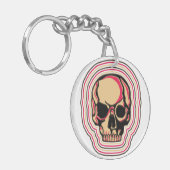 Een fusie van Elegantie en Edginess Sleutelhanger (Voorkant Links)