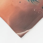 : Een fusie van Mandala's, veren en dromenvanger Fleece Deken (Hoek)