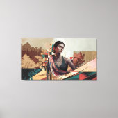 Een fusie van traditie en moderniteit canvas afdruk (Voorkant)