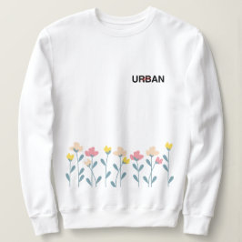 Een Fusion van Flora en Urban Design sweatshirt
