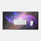 Een galactisch licht Show in spiraalvormige sterre Bureaumat (Keyboard & Muis)