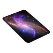 Een galactisch licht Show in spiraalvormige sterre Magneet (Rechterzijde)