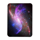 Een galactisch licht Show in spiraalvormige sterre Magneet (Verticaal)