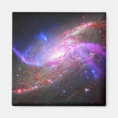 Een galactisch licht Show in spiraalvormige sterre Magneet (Voorkant)