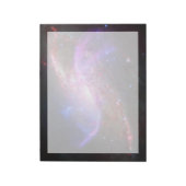 Een galactisch licht Show in spiraalvormige sterre Notitieblok (Linkerzijde)