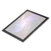 Een galactisch licht Show in spiraalvormige sterre Notitieblok (Schuin)