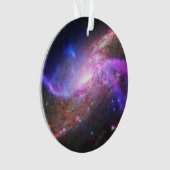 Een galactisch licht Show in spiraalvormige sterre Ornament (voorkant)