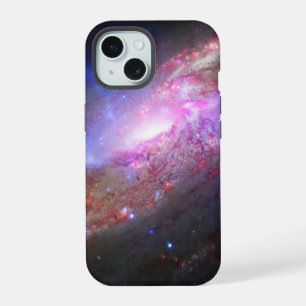 Een galactisch lichtspel in spiraalstelsel NGC 425 iPhone 15 Case