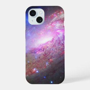 Een galactisch lichtspel in spiraalstelsel NGC 425 iPhone 15 Case