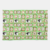 EEN GALERIJ VAN KIPPEN KEUKENHANDDOEK (Horizontaal)