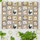 EEN GALERIJ VAN KIPPEN THEEDOEK (Gevouwen)